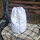 Backpack denim Pocket WhiteCapII. Backpacks. bRucksack. Online shopping on My Livemaster.  Фото №2