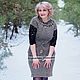 Ажурный, вязанный  костюм " Эко style " из козьего пуха. Костюмы. Наталья  Пуховая Мастерская (puhovyiy-master). Ярмарка Мастеров.  Фото №8