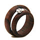 Wooden ring with emerald, Rings, St. Petersburg,  Фото №1