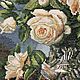 Вышитая крестиком картина «Белые розы». Картины. Svetlana-4cj. Ярмарка Мастеров.  Фото №5