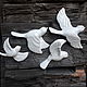 Wall decor Birds ceramic white. Interior elements. Ceramist_mamontov. Online shopping on My Livemaster.  Фото №2