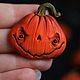 Заказать Тыкво-брошки на Halloween. Secret Jar. Ярмарка Мастеров. . Брошь-булавка Фото №3
