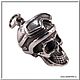 Moto Skull pendant No. 8 stainless steel 316L, Pendant, Pyatigorsk,  Фото №1