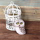 Order owl-brooch. handmade toys by Mari (handmademari). Livemaster. . Brooches Фото №3