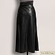 Order Lel skirt made of genuine leather/suede (any color). Elena Lether Design. Livemaster. . Skirts Фото №3
