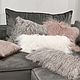 Декоративная подушка из меха. Подушки. Alberta_decor. Интернет-магазин Ярмарка Мастеров.  Фото №2