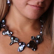 Украшения handmade. Livemaster - original item Necklace with Baroque pearls 
