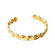 Twisted bracelet, hard bracelet 'Turns' gold bracelet 2023. Hard bracelet. Irina Moro. Online shopping on My Livemaster.  Фото №2