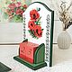 Perpetual Calendar Wooden Decoupage Poppies White. Calendars. Decoupage for you (Anastasiya). Online shopping on My Livemaster.  Фото №2