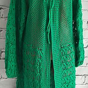 Одежда handmade. Livemaster - original item Bright green cardigan. Handmade.