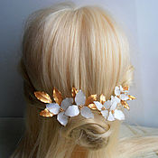 A copy of the work Hairpin hair Jasmine with Swarovski crystals