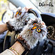 Owl fingerless gloves brown, Mitts, Moscow,  Фото №1