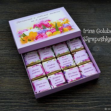 Набор конфет в коробке ТМ «ЛогинСсмак» – оригинальный сувенир