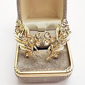 Earrings vintage: Heart stud earrings from Swarovski