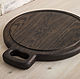 Round cutting Board made of oak 'Barrel'. Cutting Boards. Foxwoodrus. Online shopping on My Livemaster.  Фото №2