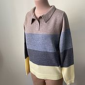 Пуловер из 100% беби-альпаки "Легкое облако"
