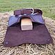 Кожаная поясная сумка-клатч. Поясная сумка. Wood Leather (Егор). Ярмарка Мастеров.  Фото №5