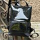 Рюкзак кожаный Toledo Чёрный лак, Рюкзаки, Санкт-Петербург,  Фото №1