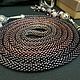 Lariat of Japanese beads 'Juicy blackberry'. Lariats. Beaded jewelry by Milady. My Livemaster. Фото №5