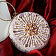 Round clutch bag with beading and rhinestones. Clutches. Your crowN (Your-crowN). Online shopping on My Livemaster.  Фото №2