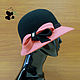 Elegant felt two-tone hat with wide brim. Hats1. Mishan (mishan). Online shopping on My Livemaster.  Фото №2
