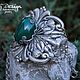 Order Bracelet silver For Inna, green Chrysoprase, emerald. Shard Noir - handmade jewelry. Livemaster. . Bead bracelet Фото №3