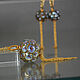 Jewelry sets: Pendant and earrings 'Champagne'. Jewelry Sets. Avinskaya-glass. My Livemaster. Фото №5