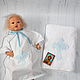 a set for the baptism of a boy. Christening set. Gradeva Anna Christening sets (krestimbaby). Online shopping on My Livemaster.  Фото №2