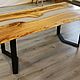Стол-река из карагача. Столы. Loftmarket. Интернет-магазин Ярмарка Мастеров.  Фото №2