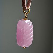 Украшения handmade. Livemaster - original item Pendant on a string Candy pink. Handmade.