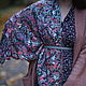 Women's shawl made of yarn and fabric, the fabric is created by hand, Shawls1, Baranovichi,  Фото №1
