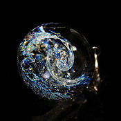 Украшения handmade. Livemaster - original item Pendant ball Galaxy spiral. Space Silver Milky Way. Sky. Handmade.