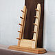 Order Stand for collectible knives made of solid ash. MathomsCrafts (vsyakovina). Livemaster. . Knives Фото №3