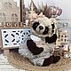 Тедди мишка — Коллекционная интерьерная игрушка ручной работы, teddy. Мишки Тедди. handmade_toys.lab | Добрые тедди. Интернет-магазин Ярмарка Мастеров.  Фото №2