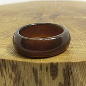 Украшения handmade. Livemaster - original item 20.25 r-r Ring brown agate (ka2025822). Handmade.