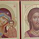 Икона Венчальная пара, рукописная. Иконы. Иконы рукописные.. Ярмарка Мастеров.  Фото №4