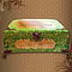 Tea box for 'Peacock'. Box. Handmade with Love. Online shopping on My Livemaster.  Фото №2