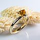 Серьги-пусеты и кольцо женское с топазом Лондон. Серьги-пусеты. Mintina Jewelry. Ярмарка Мастеров.  Фото №5