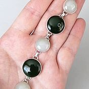 Украшения handmade. Livemaster - original item Bracelet of jade. Handmade.
