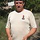 Вязаная  мужская футболка из 100 % конопли "Русский выбор". Футболки и майки мужские. Одежда из травы. Ярмарка Мастеров.  Фото №4