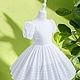 Платье из шитья " Nuage". Платье. Little___dress. Интернет-магазин Ярмарка Мастеров.  Фото №2