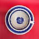 Винтаж: Чайная пара Бургерленд синяя от Villeroy&Boch 1913-1947 гг. Кружки винтажные. Старая чашка. Ярмарка Мастеров.  Фото №4