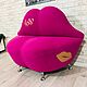 Диван губы Kiss 120 см, Диваны, Краснодар,  Фото №1