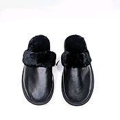 Обувь ручной работы handmade. Livemaster - original item Men`s Slippers made of genuine leather (PREMIUM ). Handmade.