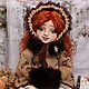 Doll textile doll Ingrid interior with an oversized face, Dolls, Nizhny Novgorod,  Фото №1
