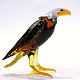 Interior figurine made of colored glass birds Bald eagle Billy, Figurines, Moscow,  Фото №1