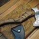 The Wolf axe with a carved handle. Gifts for hunters and fishers. bigdipper. My Livemaster. Фото №5