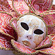 Интерьерная венецианская маска " Dame de Coeur ". Маски интерьерные. Елена (luxurymask). Интернет-магазин Ярмарка Мастеров.  Фото №2