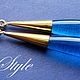 Позолоченные серьги ,, DROPLET ,,. Серьги классические. Tati Style. Интернет-магазин Ярмарка Мастеров.  Фото №2
