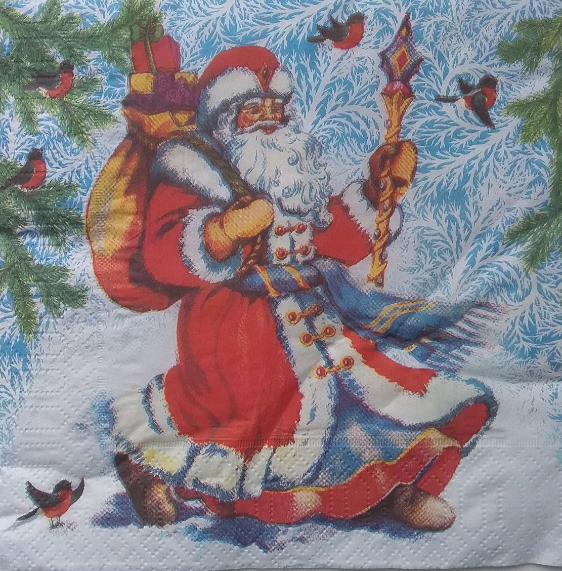 Посох Деда Мороза рисунок
